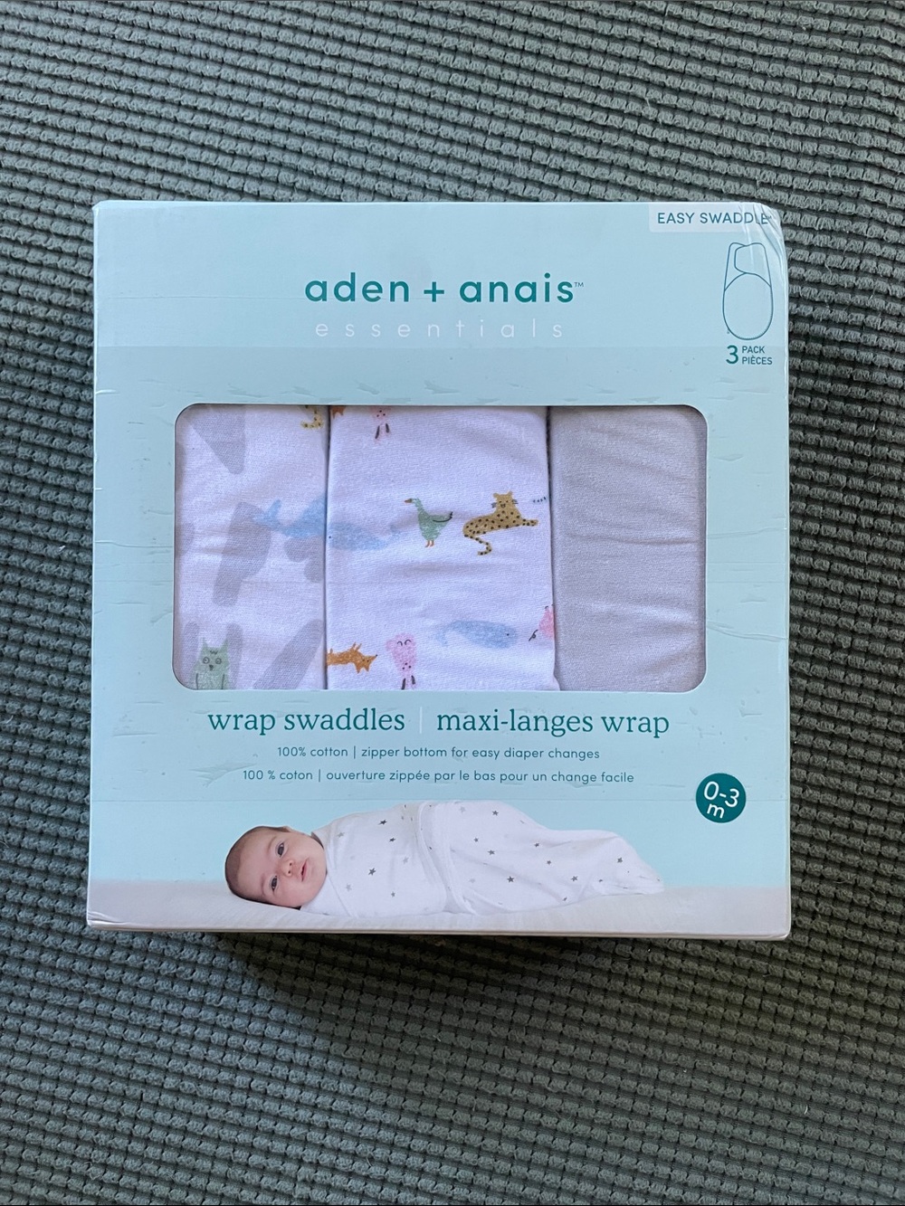 aden + anais 3-Pack Wrap Swaddles